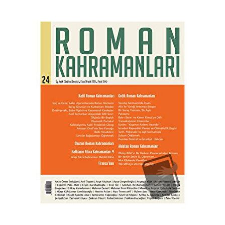 Roman Kahramanları Sayı: 24 Ekim-Aralık 2015