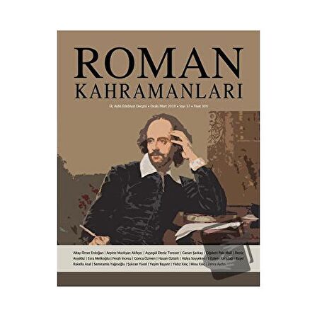 Roman Kahramanları Sayı: 37 Ocak-Mart 2019