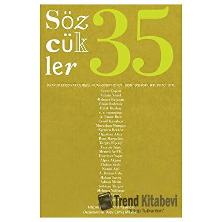 Sözcükler Dergisi Sayı: 35 Ocak - Şubat 2012