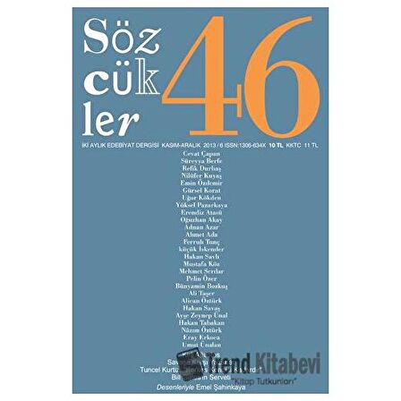 Sözcükler Dergisi Sayı: 46 Kasım - Aralık 2013