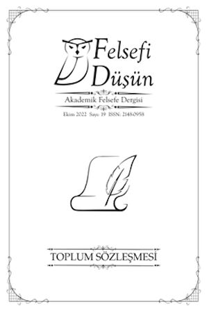 Felsefi Düşün Akademik Felsefe Dergisi Sayı: 19 - Ekim 2022