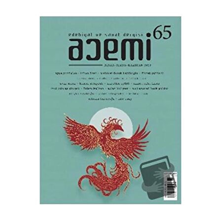Acemi Edebiyat ve Sanat Dergisi Nisan Mayıs Haziran Sayı: 65 - 2023