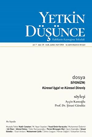 Yıl: 7 Sayı 25 - Ocak, Şubat, Mart 2024