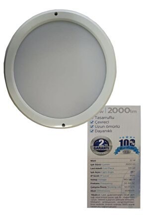 Teletek 22W Glop Led Armatür Sarı 3000K