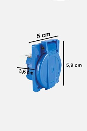 Schneider 1*16 Monofaze Topraklı Pano Prizi