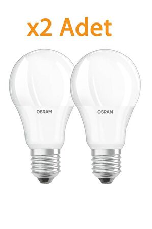 Osram 10W(75W) E27 Led Ampul 2700K Sarı (2 Adet) 1055 Lümen