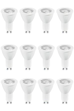 Osram Led Value 4,5-5W(50W) Led Spot Ampul Sarı 3000K - GU10 Duy (12 Adet)