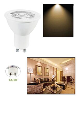 Osram Led Value 4,5-5W(50W) Led Spot Ampul Sarı 3000K - GU10 Duy (12 Adet)