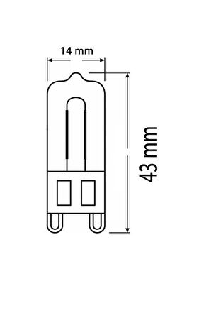 Osram 66740 40W Halopin Fırın Ampul G9 Duy 2700K (5 Adet)