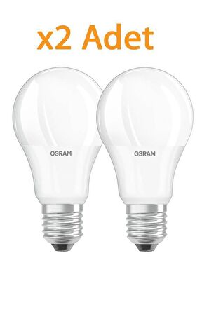 Osram 10W (75W) Led Ampul Beyaz 6500K E27 (2 Adet)