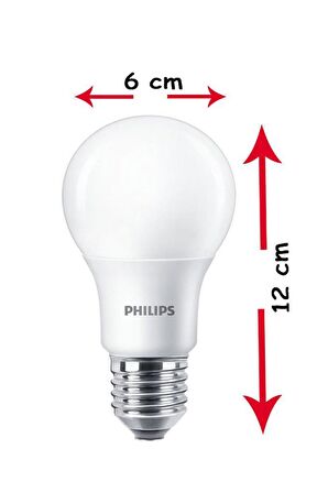 Philips 13W Led Ampul Beyaz 6500K E27 Duy (3 Adet)