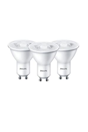 Philips Essential 4,7W (50W) Led Spot Ampul Beyaz 6500K - 3 Adet