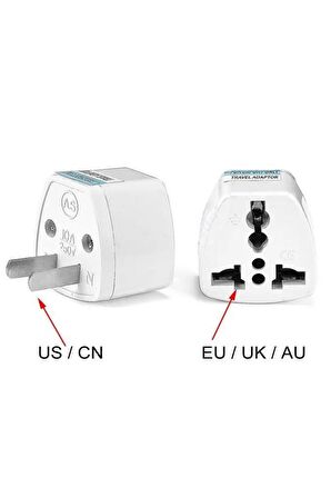 Şahnet Universal Dişi Amerikan Erkek Priz Dönüştürücüsü - Çevirci Adaptör