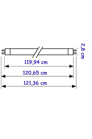 Philips Master TL-D 36W/827 T8 Floresan Ampul Sarı 120 cm Floresan Lamba