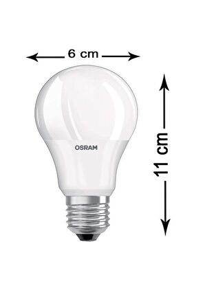 Osram 12W (105W) Led Ampul 2700K Sarı - E27 Duy 5 Adet