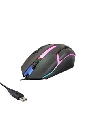 Şahnet 8733-3D Işıklı Kablolu Oyuncu Mouse - 1200DPI