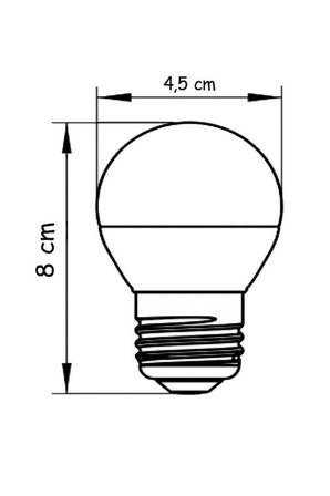 Şahnet 6W E27 Mini Top Led Ampul Beyaz - 6500K (6 Adet) Minik Avize Lambası
