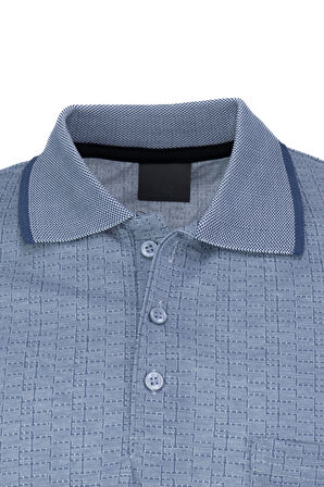 Oppland Erkek T-shirt Yazlık Cepli Kısa Kollu Modern Jakarlı Lonelli Model Rahat Kesim Pamuklu Kumaş