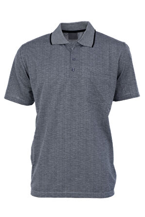 Oppland Erkek T-shirt Yazlık Cepli Kısa Kollu Modern Jakarlı Lonelli Model Rahat Kesim Pamuklu Kumaş
