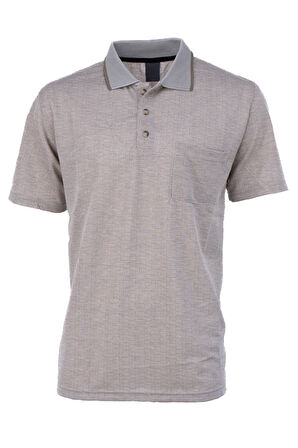 Oppland Erkek T-shirt Yazlık Cepli Kısa Kollu Modern Jakarlı Lonelli Model Rahat Kesim Pamuklu Kumaş