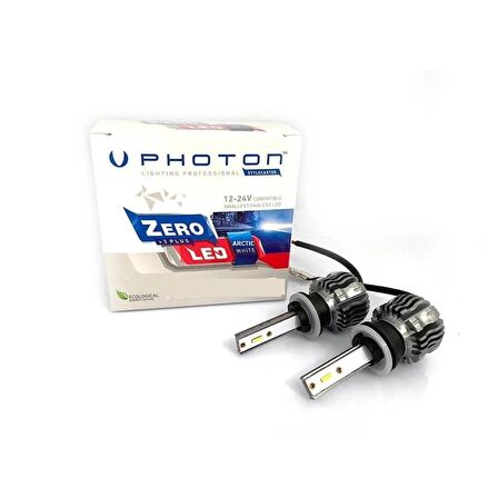 2 Adet Photon H4 12-24 V Xenon Led Ampül Zero Fansız Model (Sessiz) Beyaz Headlight - ARASMOTO