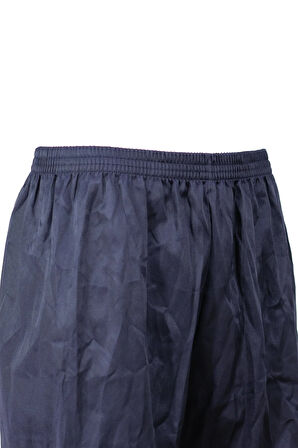 Oppland Erkek Saten Kumaş Şort Düz Renk Beli Lastikli Cepsiz Rahat Kesim Hafif Kumaş