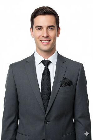 Oppland Erkek Kravat Klasik Mendilli Şık Leke Tutmaz Zirve Model Geniş Tasarım