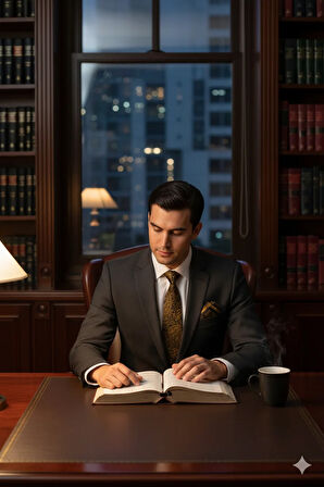 Oppland Erkek Kravat Klasik Mendilli Şık Leke Tutmaz Zirve Model Geniş Tasarım