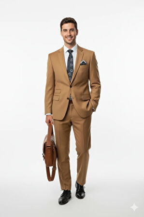 Oppland Erkek Kravat Klasik Mendilli Şık Kolay Şekil Alabilen Leke Tutmaz Mühür Model Geniş Tasarım