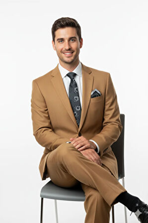 Oppland Erkek Kravat Klasik Mendilli Şık Kolay Şekil Alabilen Leke Tutmaz Mühür Model Geniş Tasarım