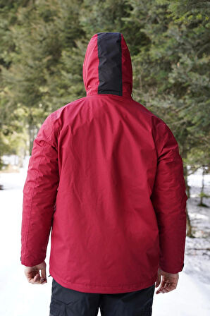 Fiyort FY 76 Floyen Polarlı Su Geçirmez Outdoor Yağmurluk Mont – Erkek Kapüşonlu Ceket