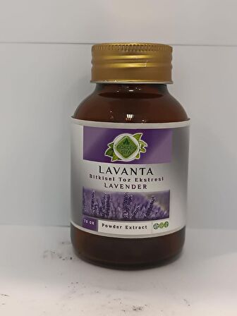 Lavanta Toz Ekstresi 70 Gr Cam Kavanoz