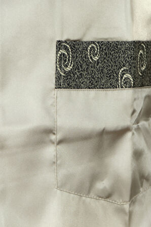 Oppland Erkek Şık Klasik Model Pijama Takımı Premium Saten Kumaş Fermo Model Cepli Tam Kalıp