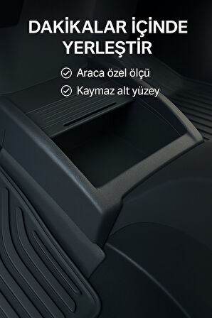 Togg T10X Ön Konsol Ara Saklama Kutusu: Kusursuz Düzen ve Ekstra Fonksiyonellik