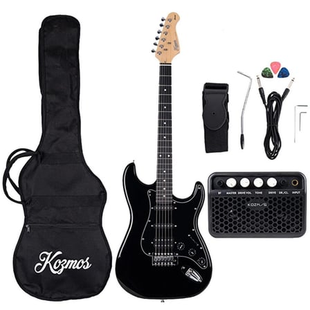 KOZMOS KGP-202HSS-BK Elektro Gitar Paketi