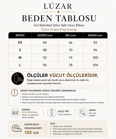 Luzar Siyah Kare Yaka Askılı Balık Siluet Abiye Elbise Şifon Şallı