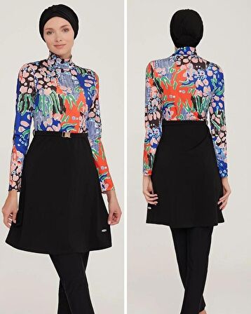 Adasea  Yoon 4407 Tam Boy Tasarım Tesettür Mayo