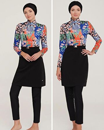 Adasea  Yoon 4407 Tam Boy Tasarım Tesettür Mayo