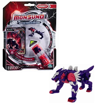 MONSUNO, Lisanslı Fusion Backslash Figür, Fırlatma Kapsülü ve Oyun Kartı