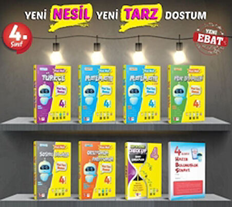 4. Sınıf Yeni Nesil Yeni Tarz Eğitim Setim ( 7 Kitap + Hazır Bulunuşluk Sınavı )
