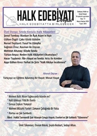 Halk Edebiyatı Dergisi: 72 Mayıs - Haziran 2026