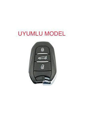 Opel Grandland X Uyumlu Silikon Anahtar Koruma Kılıfı Anahtarsız Çaliştırma Modeli