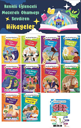1.Sınıf Oku Anla Yorumla - Renkli Eğlenceli Maceralı Okumayı Sevdiren Hikaye Seti 7 (32 Sayfa)