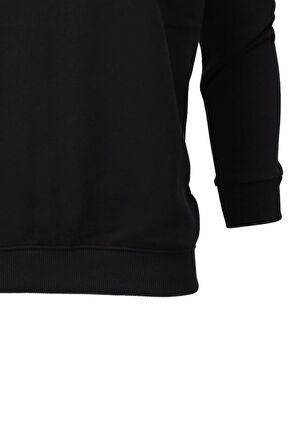 Erkek Mevsimlik   Pamuklu Kumaş iki iplik Sweatshirt Logolu Model Regular Fit