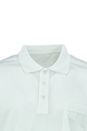 Oppland Erkek Polo Yaka Arma Cepli Kısa Kollu Düz Renk Normal Kesim Premium Pamuklu Kumaş T-Shirt