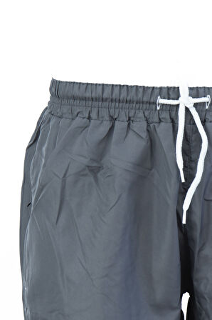 Oppland Erkek Deniz Şortu Beli Lastikli Bağcıklı Çift Cepli Şık Logolu içi File Astarlı Su Tutmayan