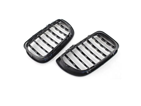 Bmw 3 Serisi 2002-2004 E46  Uyumlu Dıamond Panjur ( Böbrek ) Pıano Black Çerçeve