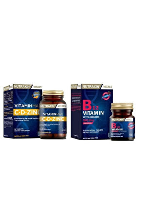 Nutraxin B12 Vitamin 1000 Mcg 60 Tablet+vitamin Max 60 Tablet
