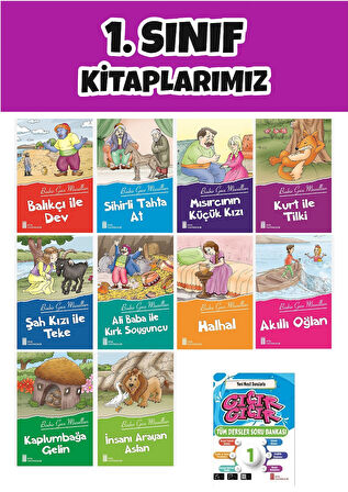 Ata 1.Sınıf 2.Dönem Yeni Nesil Sorularla Gıcır Gıcır Soru Bankası + 10 lu Okuma Hikaye Seti