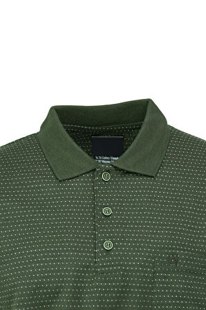 Oppland Erkek Polo Yaka Cepli Kısa Kollu Tam Kalıp Normal Kesim Pamuklu Kumaş T-Shirt